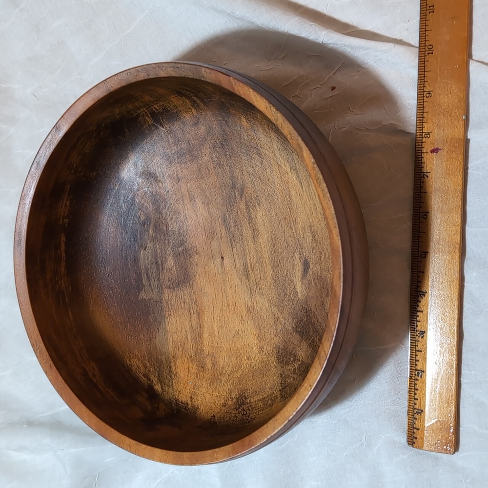 10" Monterey Pine from Haleakala wooden bowl.